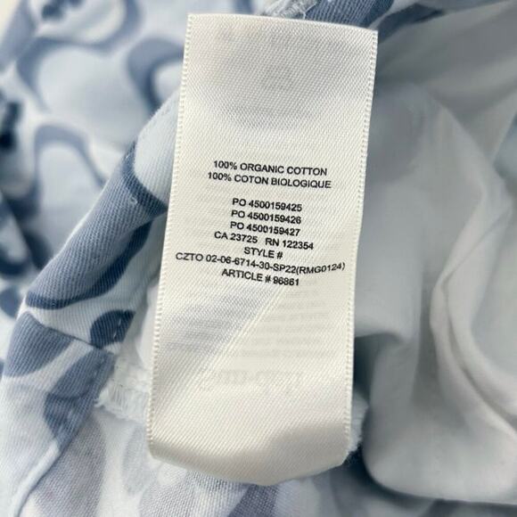 Aritzia Sun-deh Jaden Pants Blue Floral Boho Hippie Straight Leg Size 0 - Picture 6 of 7